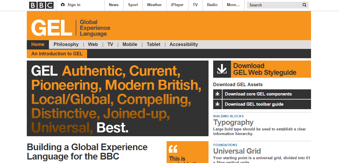 BBC Global Experience Language