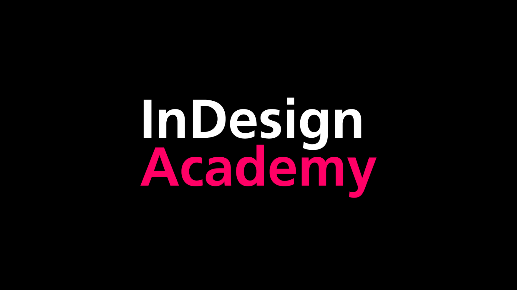 Corsi di grafica online InDesign Academy